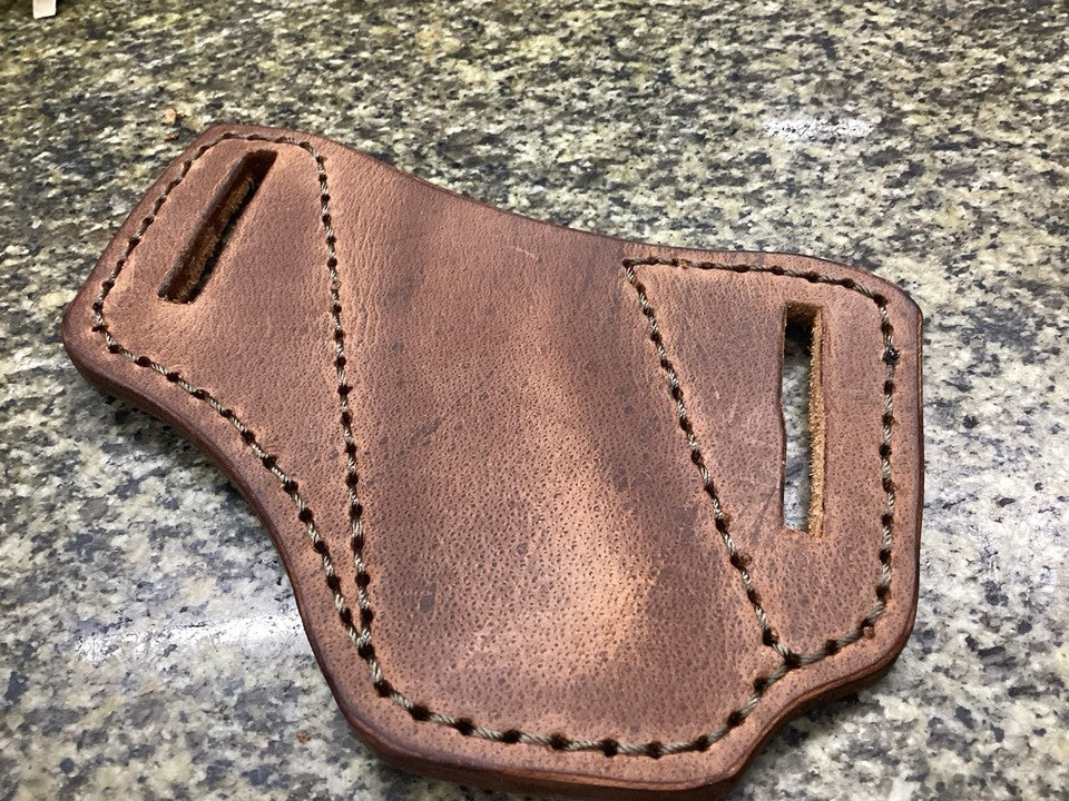Buffalo Leather Folding Knife Sheath Buck 110 Size(Sheath Only)