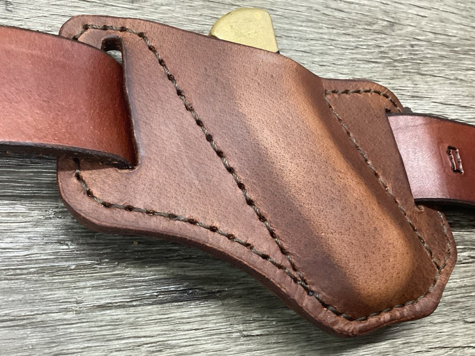 Buffalo Leather Folding Knife Sheath Buck 112 Size(Sheath Only) (Copy)