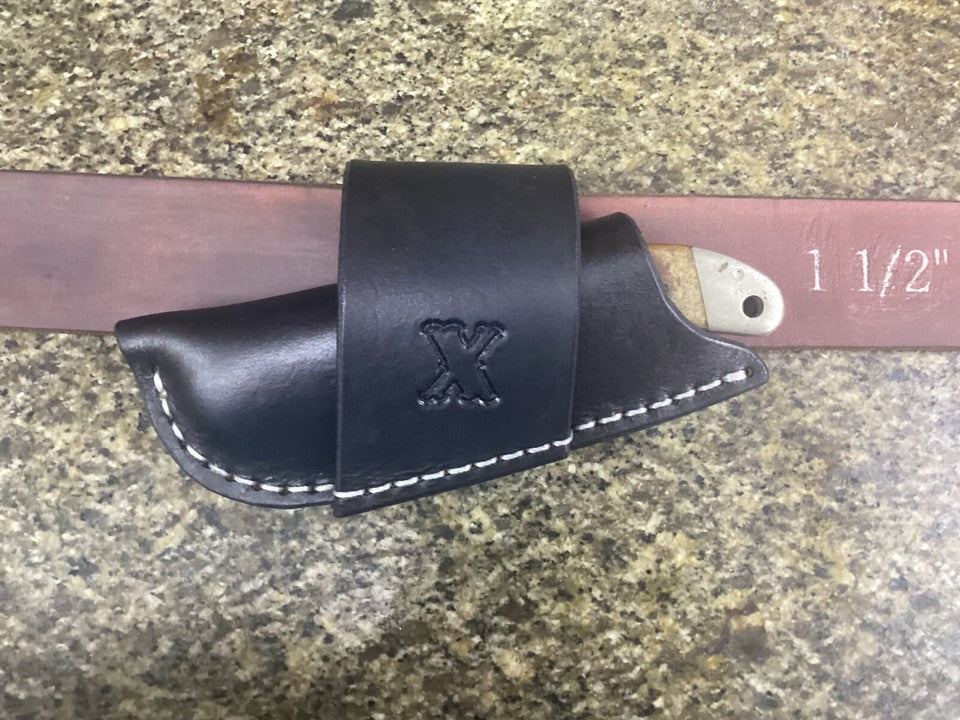 Personalized Folding Knife Sheath Horizontal