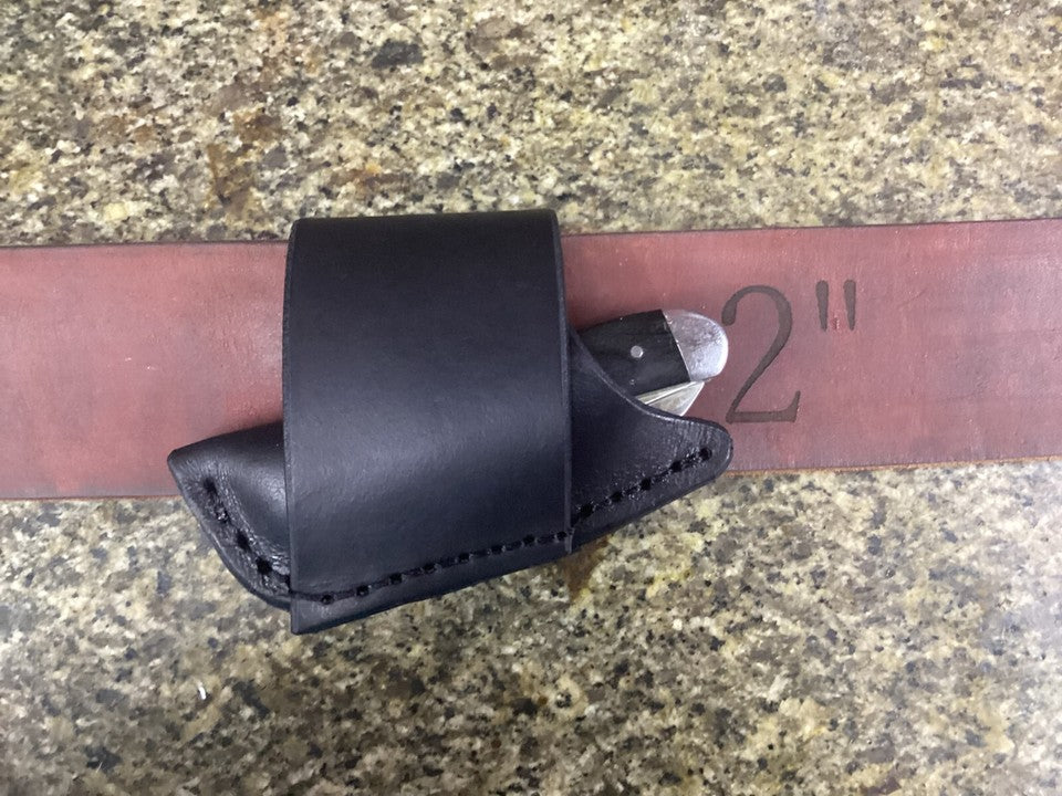 Personalized Folding Knife Sheath Horizontal
