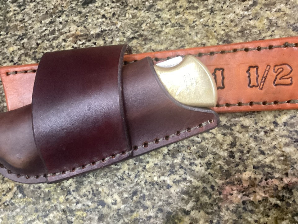 Personalized Folding Knife Sheath Horizontal