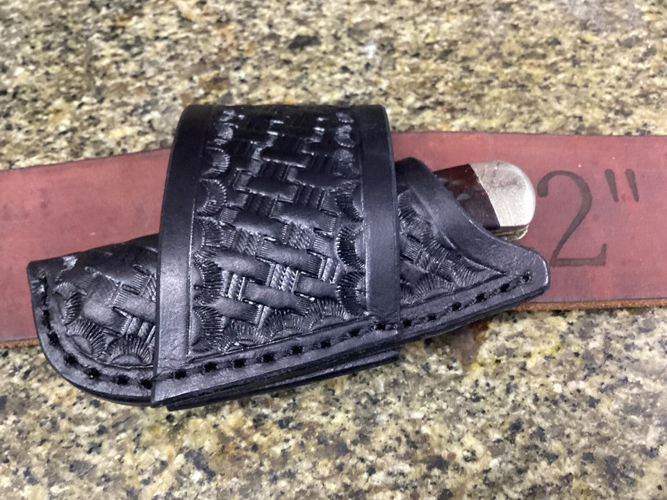 Personalized Folding Knife Sheath Horizontal