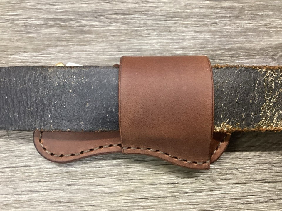 Buffalo Leather Folding Knife Sheath Buck 112 Size(Sheath Only)