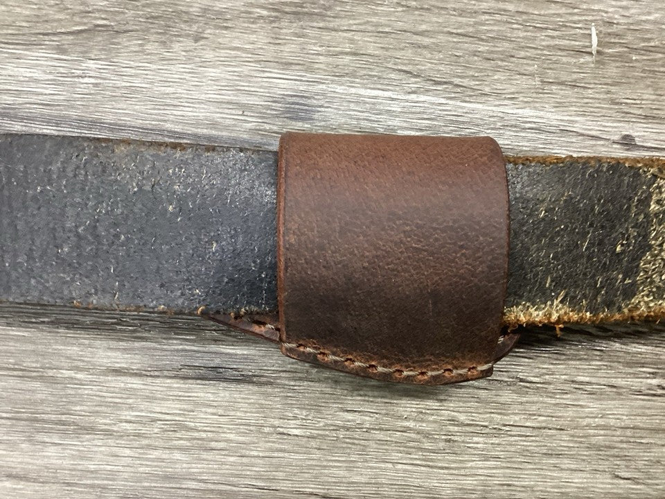 Buffalo Leather Folding Knife Sheath Mini Trapper Size(Sheath Only)