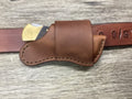 Buffalo Leather Folding Knife Sheath Buck 112 Size(Sheath Only)