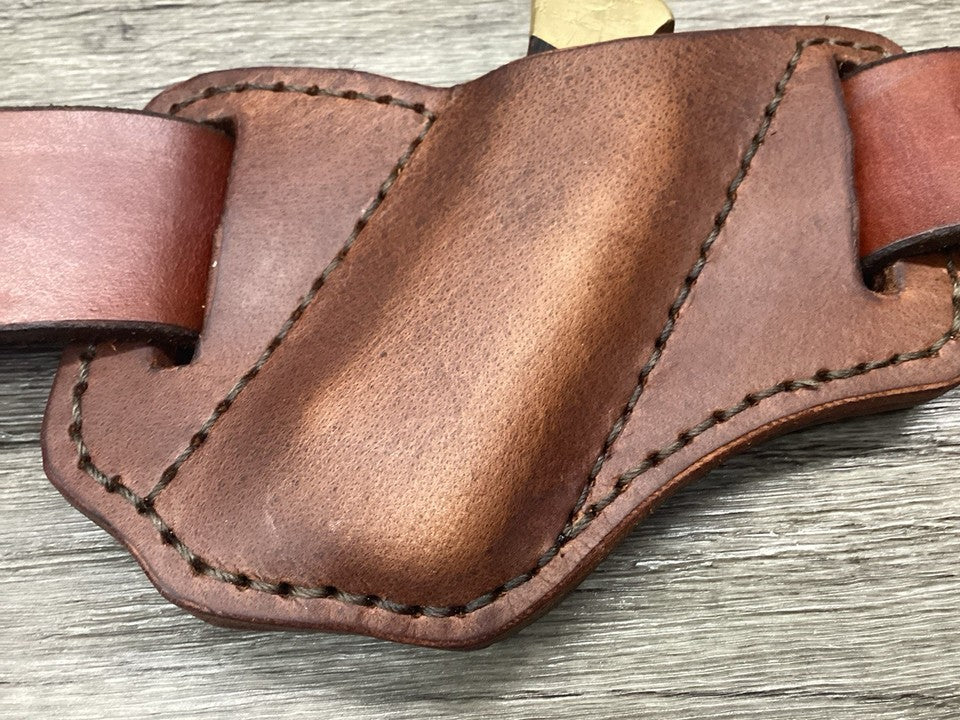 Buffalo Leather Folding Knife Sheath Buck 112 Size(Sheath Only) (Copy)