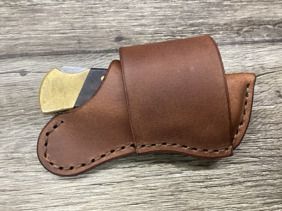 Buffalo Leather Folding Knife Sheath Buck 112 Size(Sheath Only)