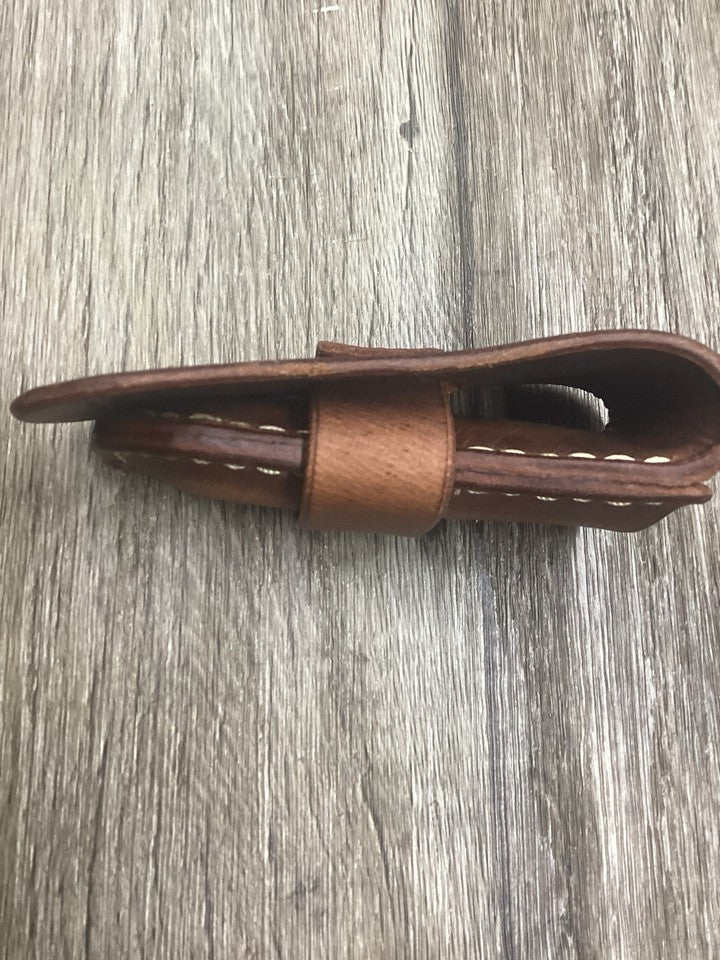 Buffalo Leather Folding Knife Sheath Buck 112 Size