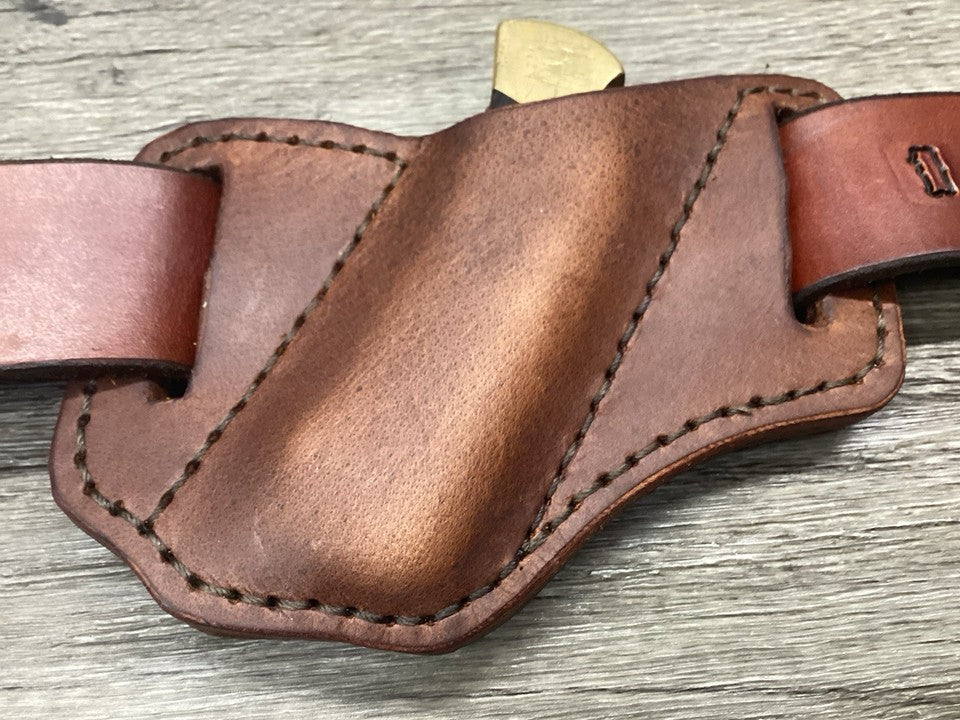 Buffalo Leather Folding Knife Sheath Buck 112 Size(Sheath Only) (Copy)