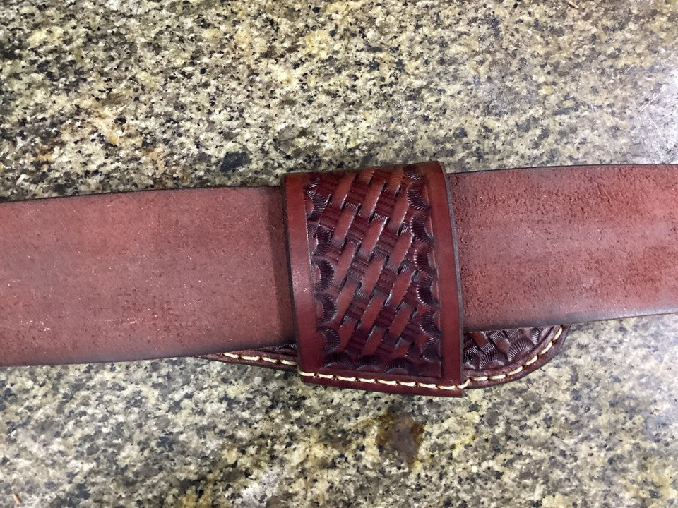 Personalized Folding Knife Sheath Horizontal