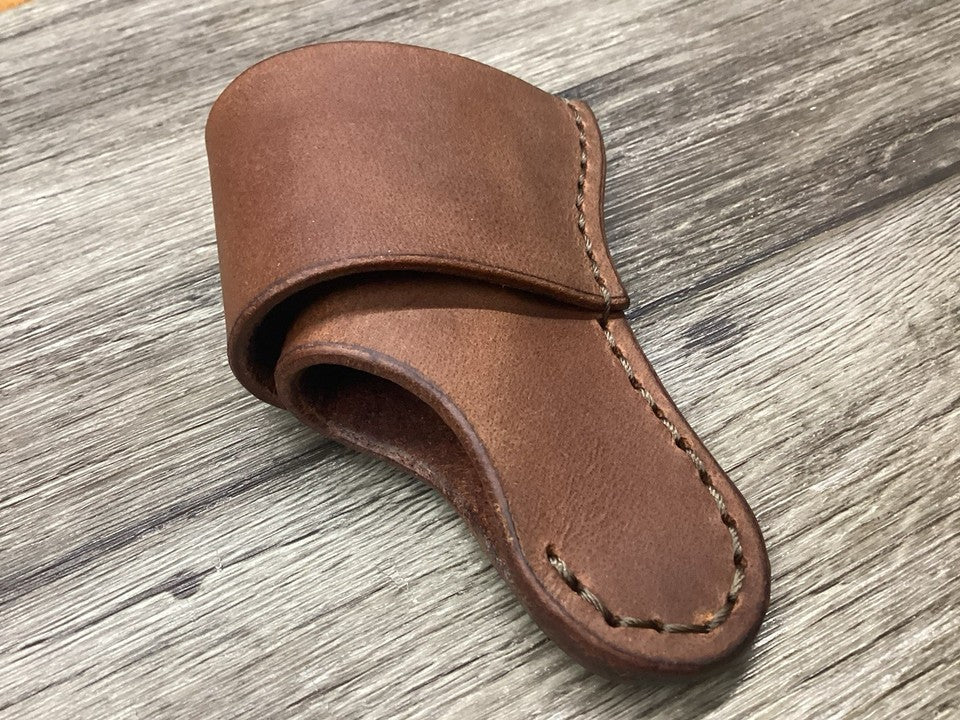 Buffalo Leather Folding Knife Sheath Buck 112 Size(Sheath Only)