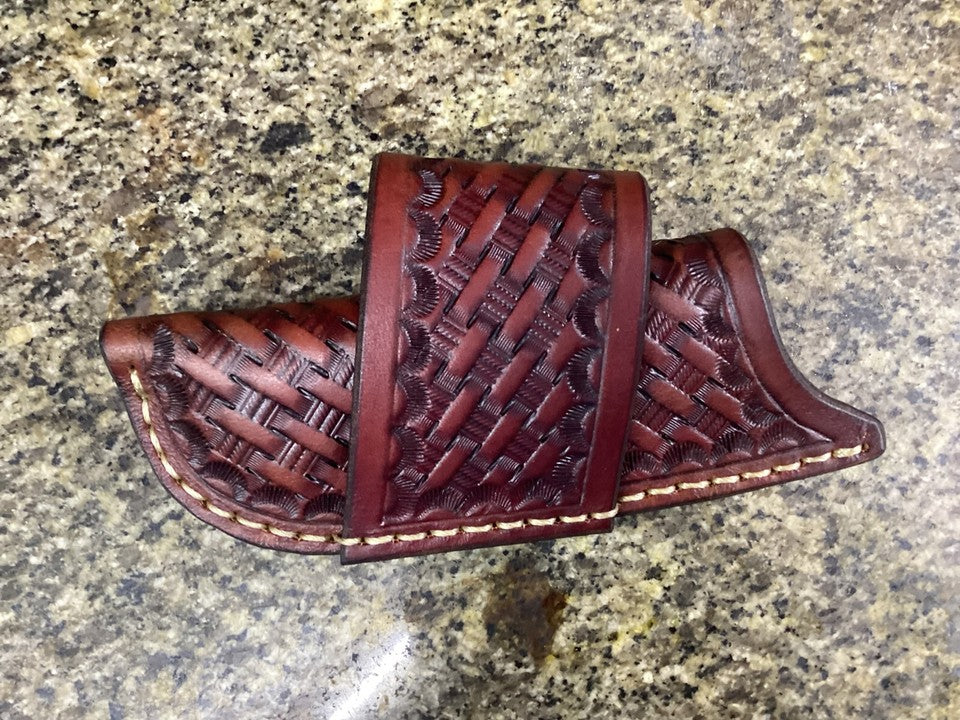 Personalized Folding Knife Sheath Horizontal