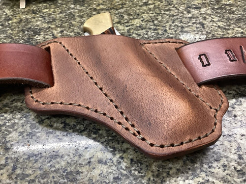 Buffalo Leather Folding Knife Sheath Buck 110 Size(Sheath Only)