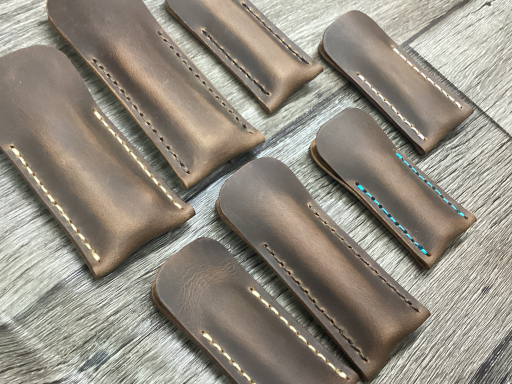 Buffalo Leather Pocket Knife Slip