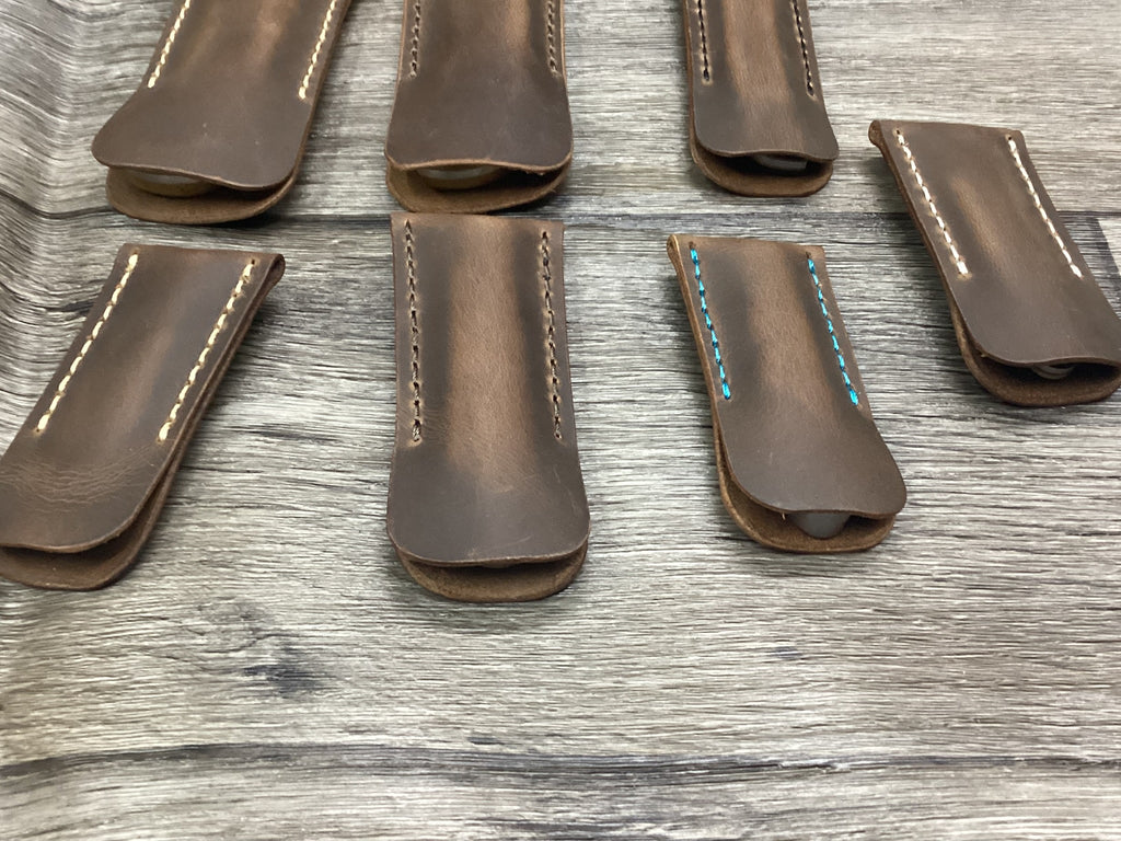 Buffalo Leather Pocket Knife Slip