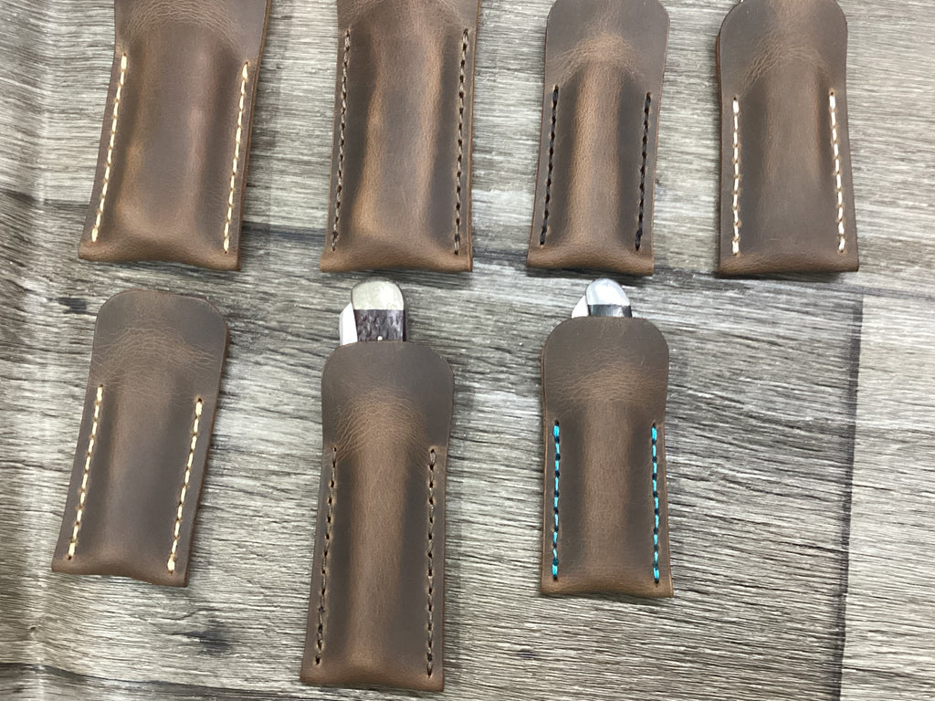 Buffalo Leather Pocket Knife Slip