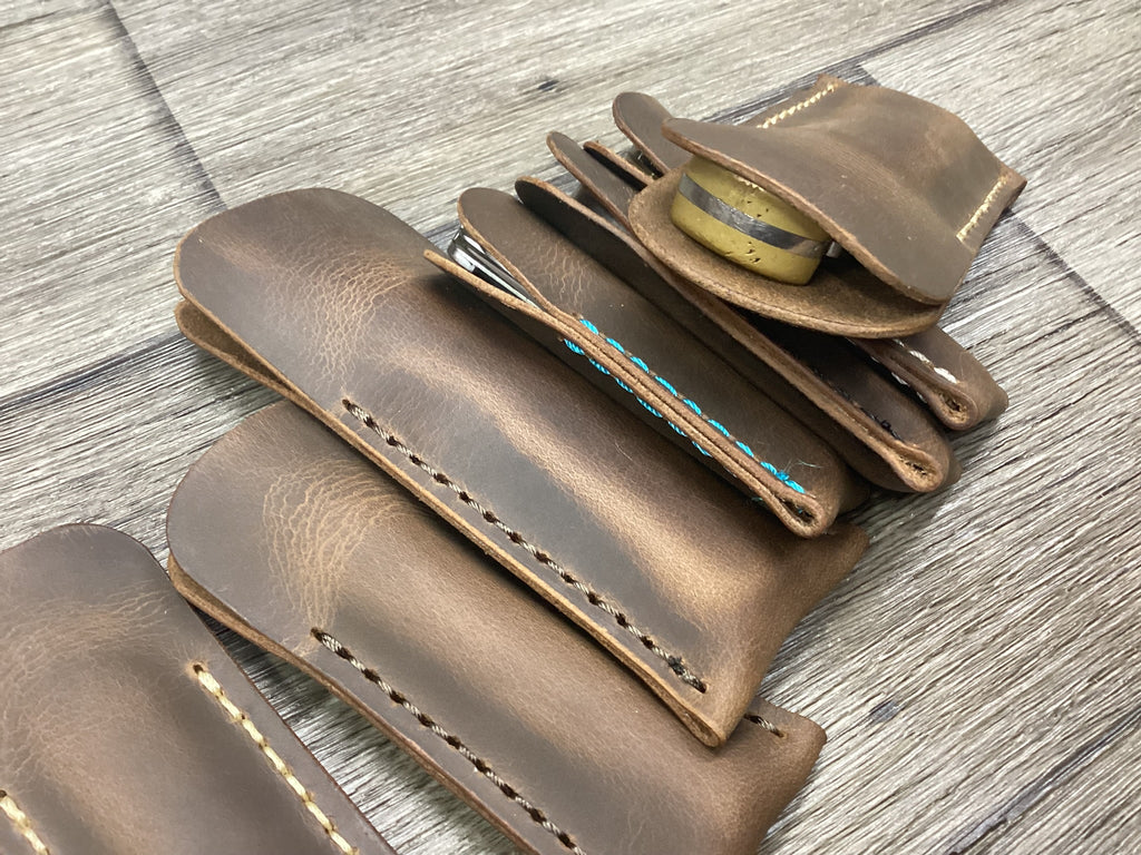 Buffalo Leather Pocket Knife Slip