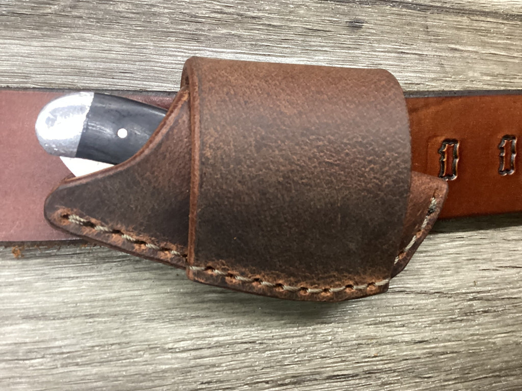 Buffalo Folding Knife Sheath Horizontal