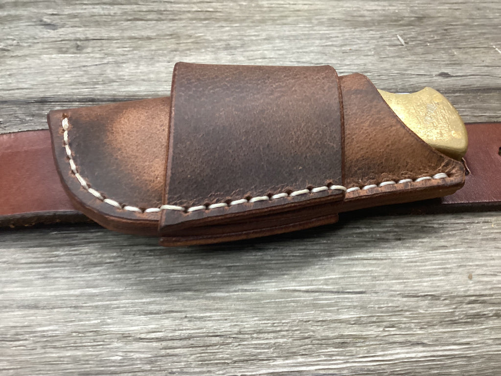 Buffalo Folding Knife Sheath Horizontal
