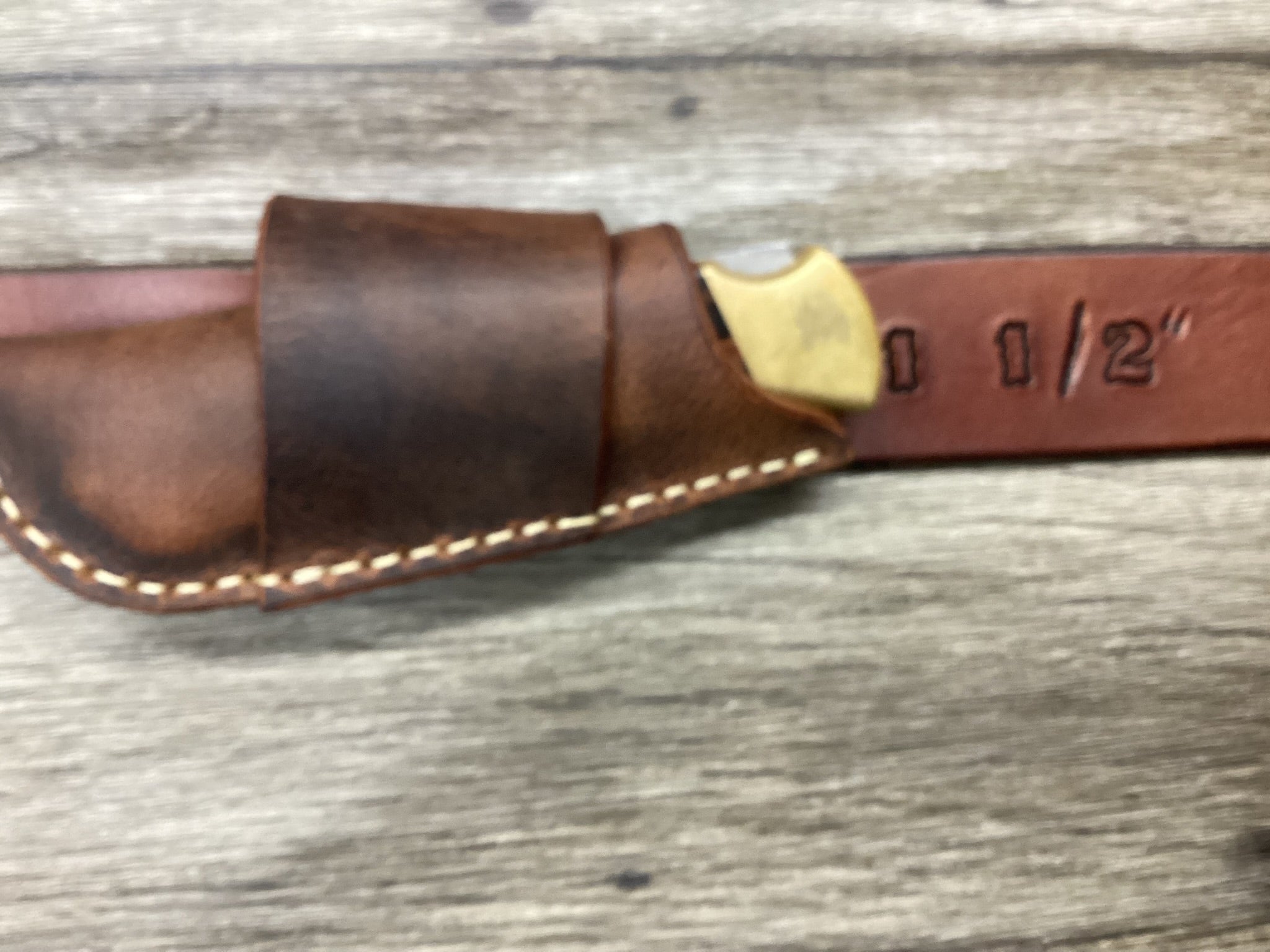 Buffalo Folding Knife Sheath Horizontal