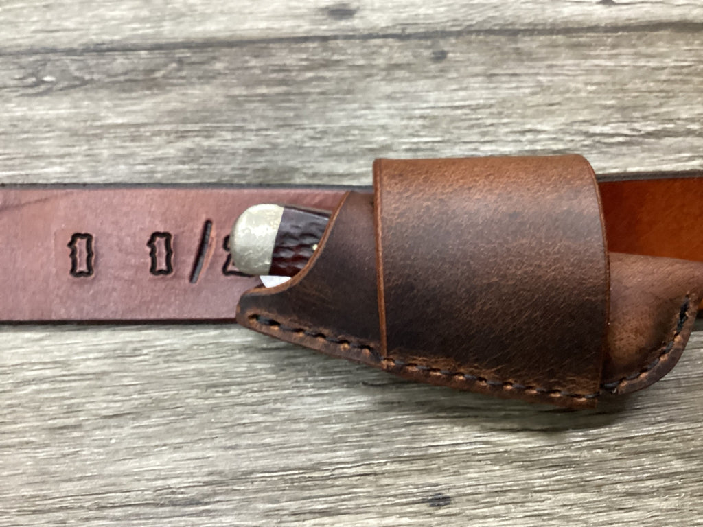 Buffalo Folding Knife Sheath Horizontal