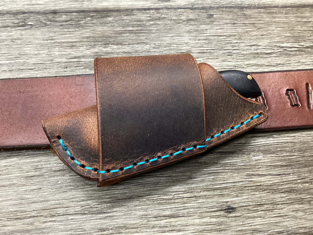 Buffalo Folding Knife Sheath Horizontal