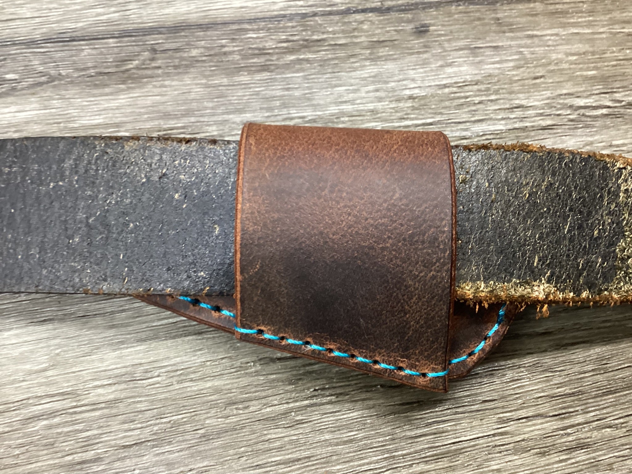 Buffalo Folding Knife Sheath Horizontal