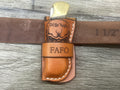 Leather Pocket Knife Sheath Buck 112 Buscadero (Sheath Only) Left Hand