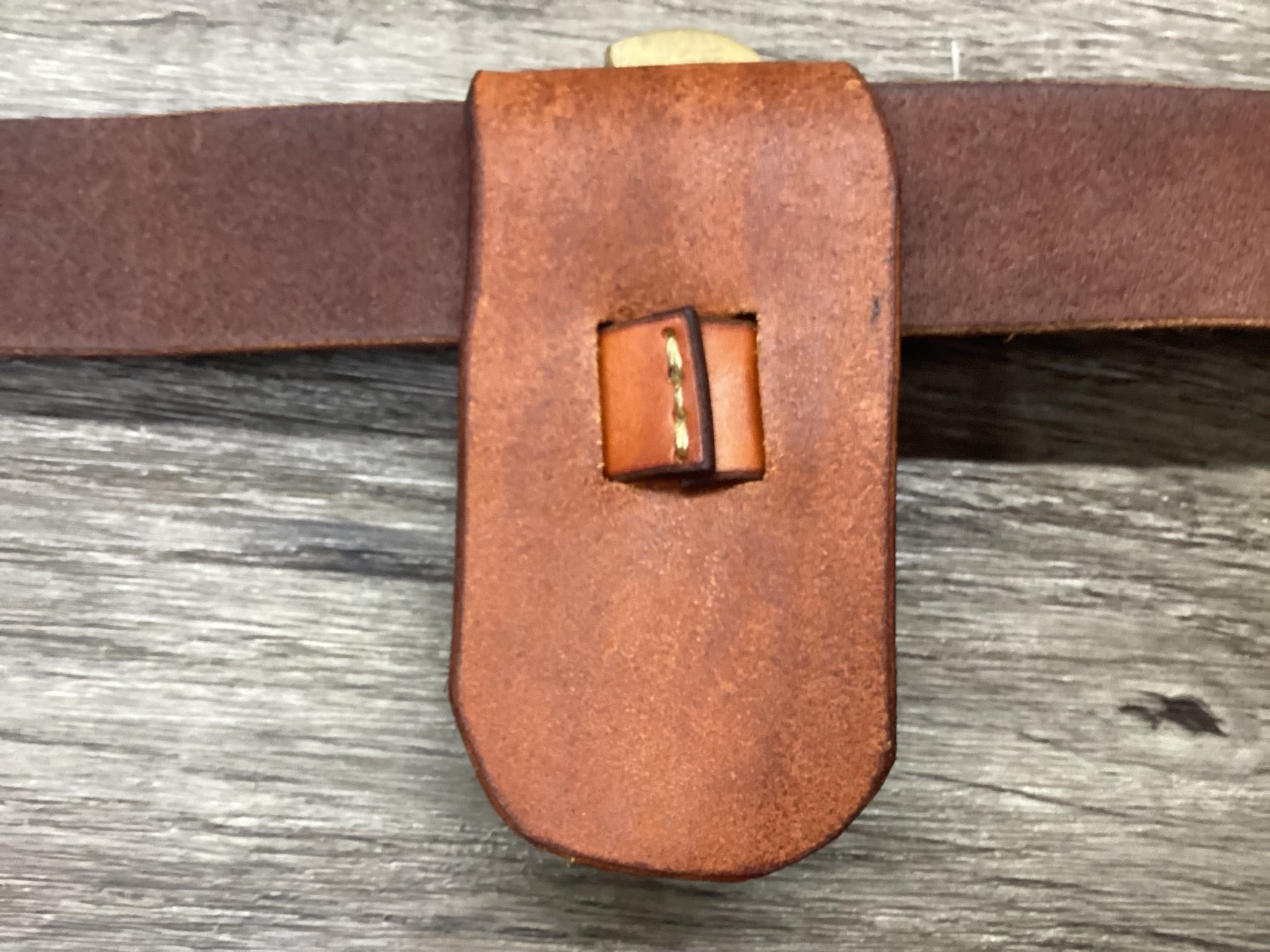 Leather Folding Knife Case Sheath Buck 112 Size (Sheath Only) Left Hand
