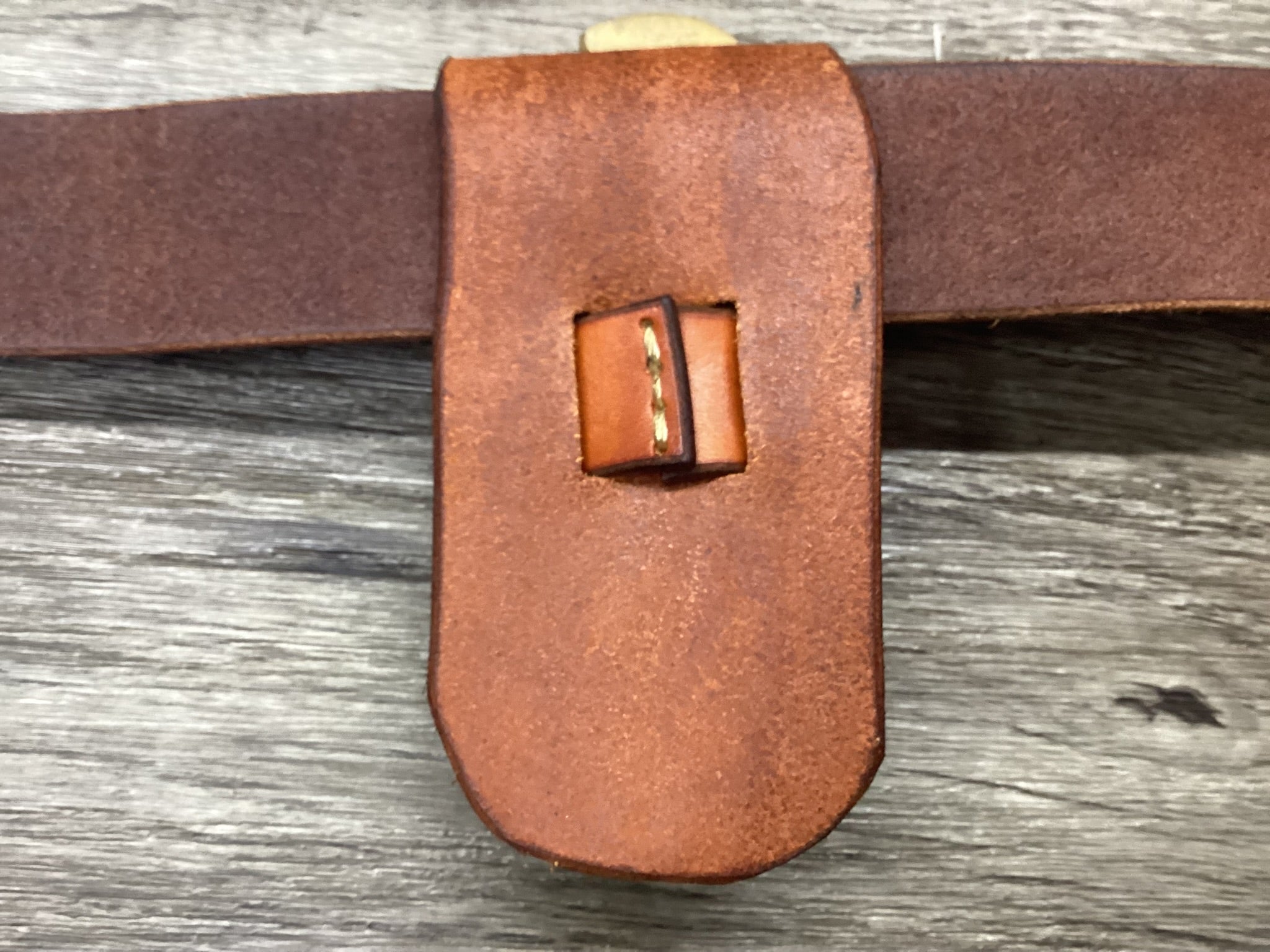Leather Folding Knife Case Sheath Buck 112 Size (Sheath Only) Left Hand