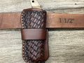 Leather Folding Knife Belt Loop Sheath Folding Hunter 5 1/4" (Sheath Only)