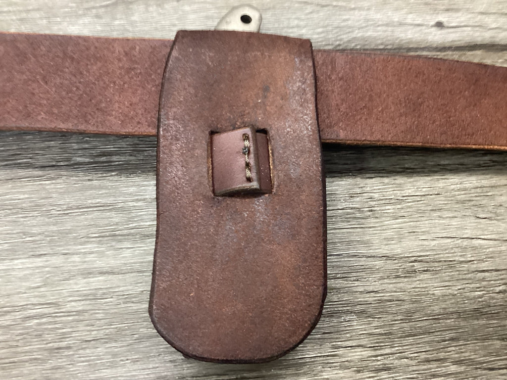 Leather Folding Knife Belt Loop Sheath Folding Hunter 5 1/4" (Sheath Only)