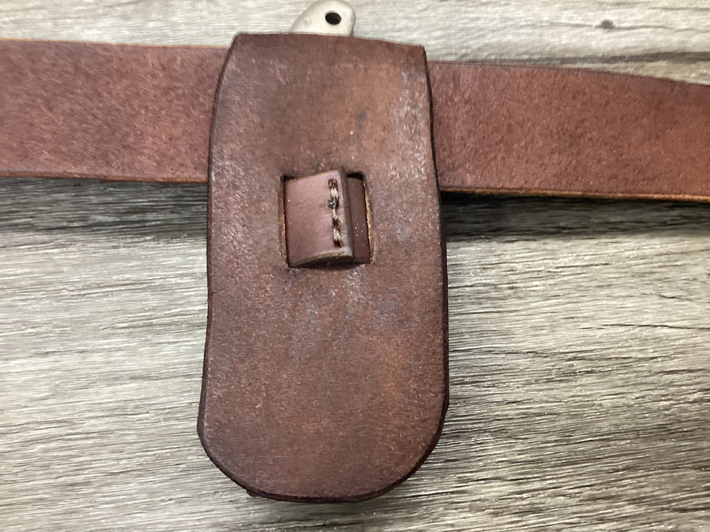 Leather Folding Knife Belt Loop Sheath Folding Hunter 5 1/4" (Sheath Only)