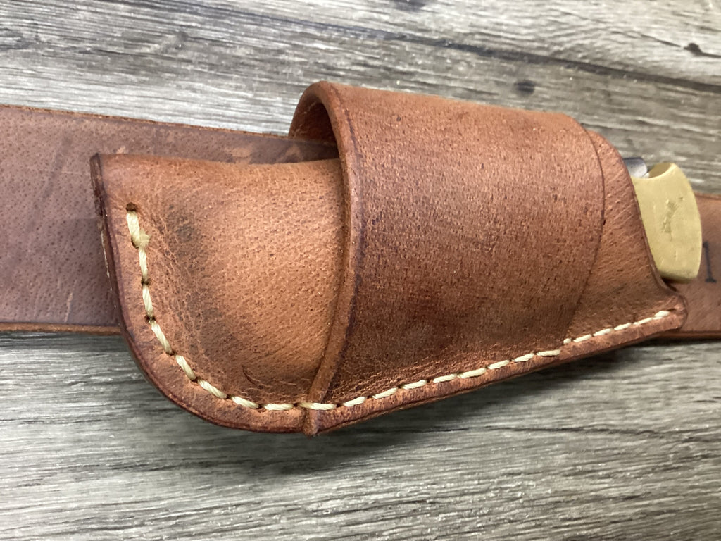 Buffalo Leather Folding Knife Sheath Buck 112 (Sheath Only)