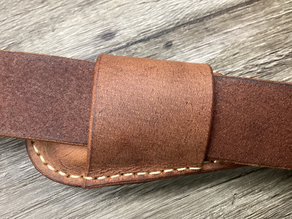 Buffalo Leather Folding Knife Sheath Buck 112 (Sheath Only)