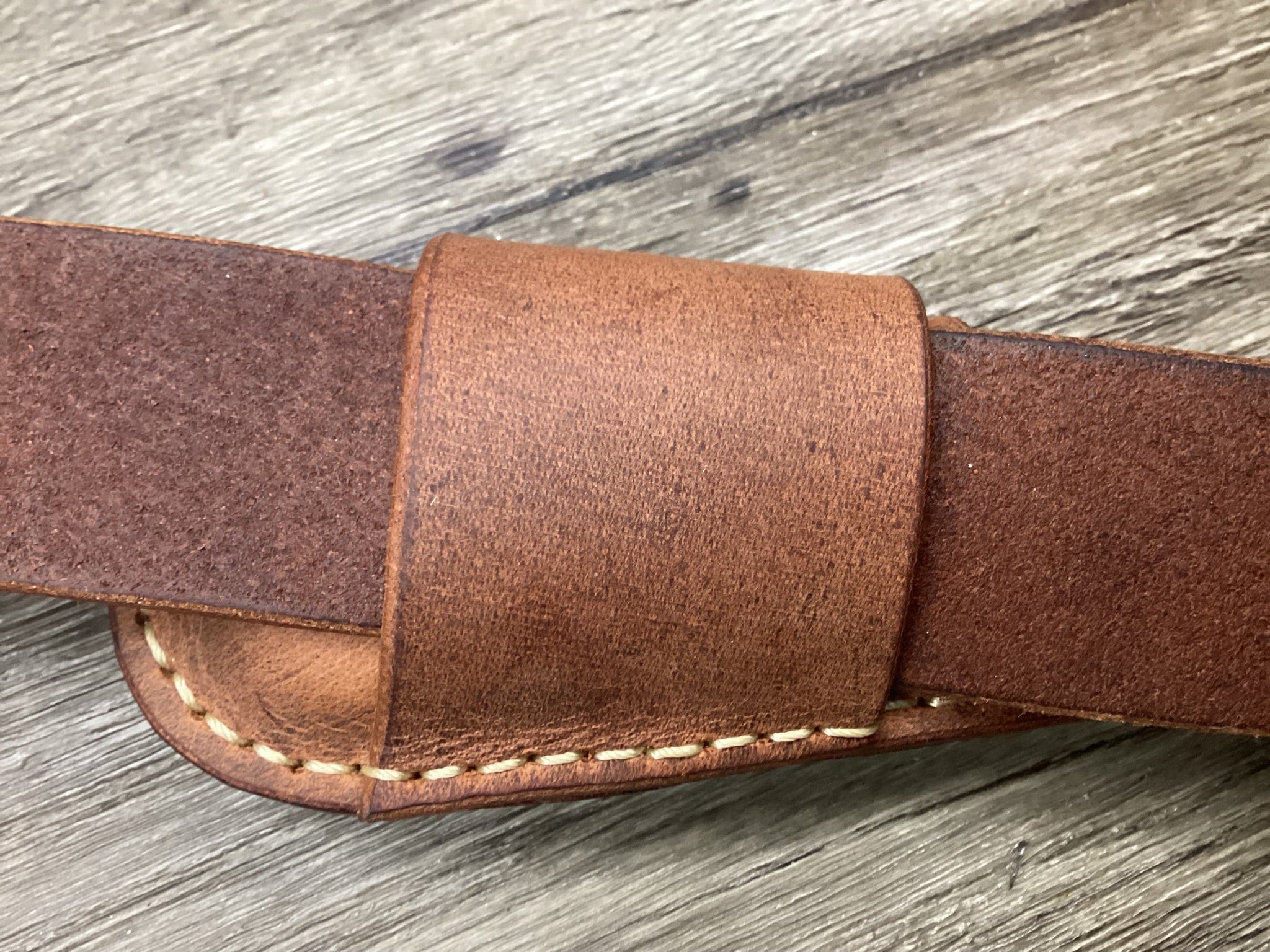 Buffalo Leather Folding Knife Sheath Buck 112 (Sheath Only)