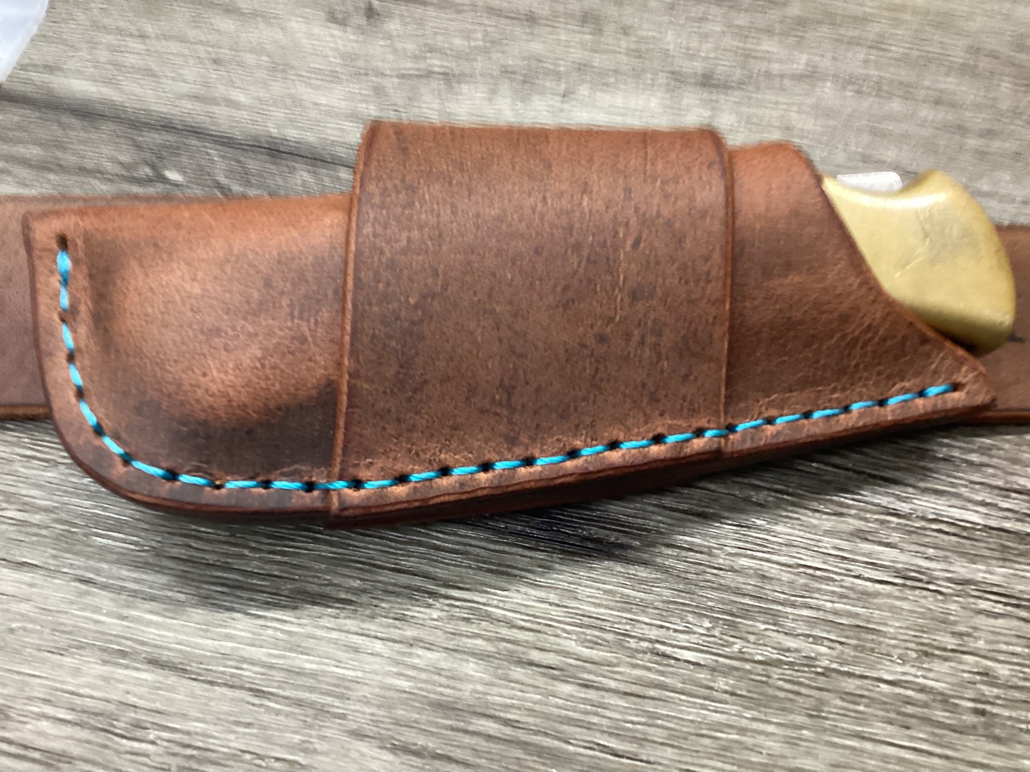Buffalo Leather Folding Knife Sheath Buck 110 Size(Sheath Only)