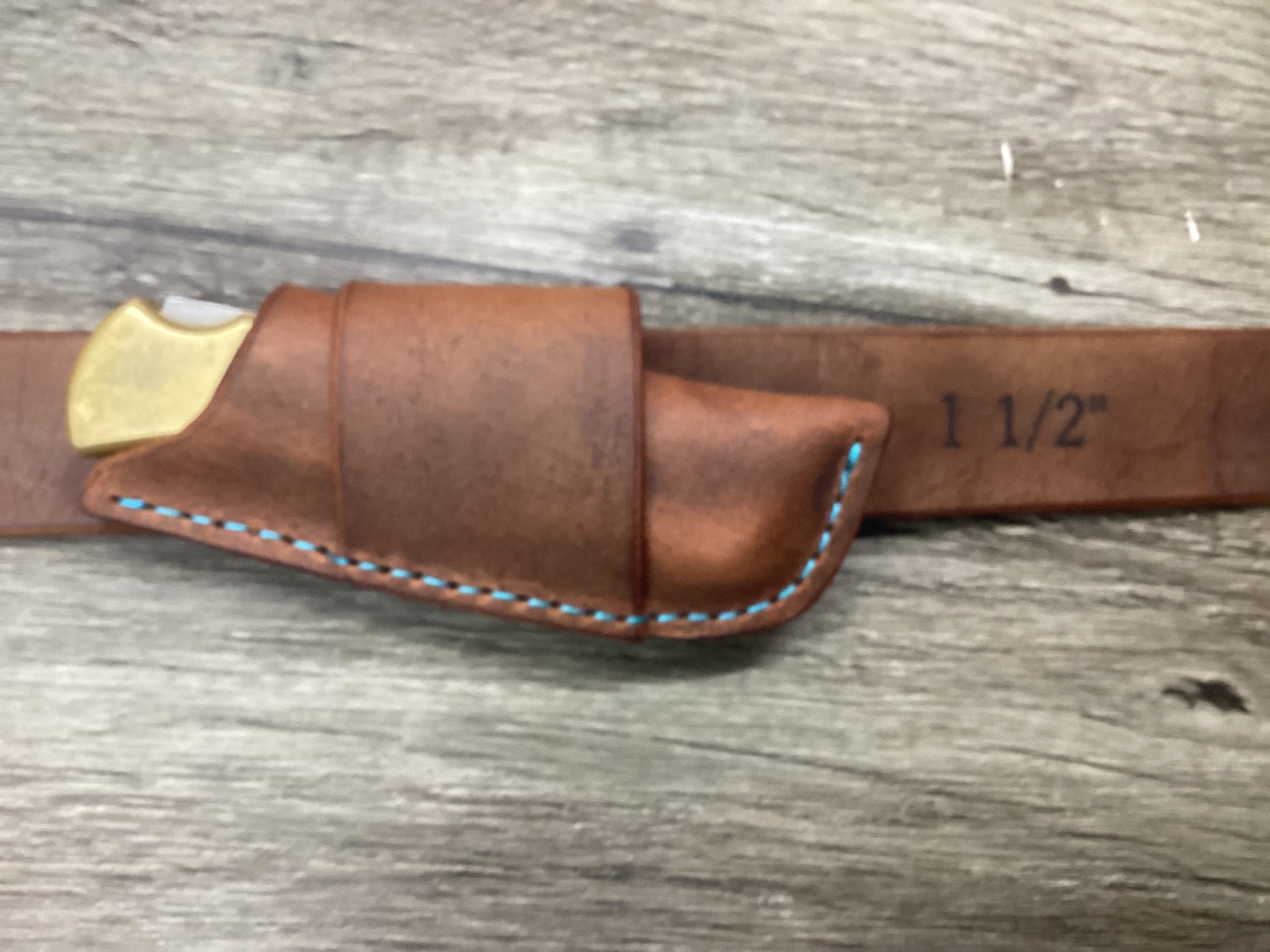 Buffalo Leather Folding Knife Sheath Buck 110 Size(Sheath Only)