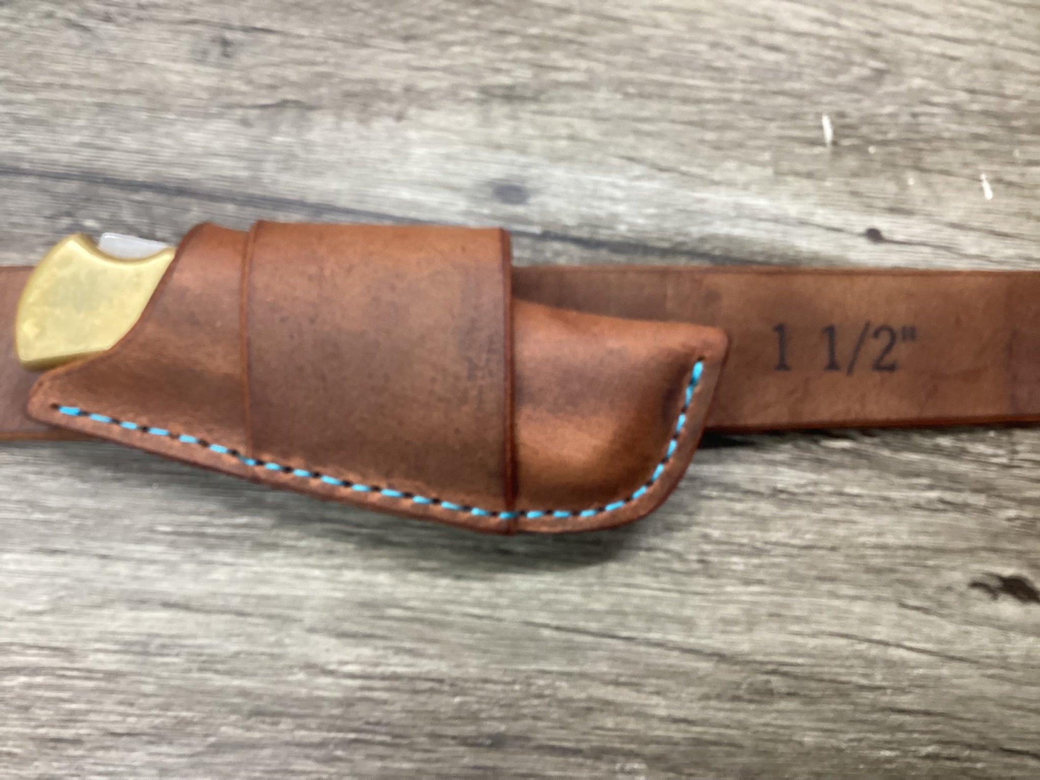 Buffalo Leather Folding Knife Sheath Buck 110 Size(Sheath Only)