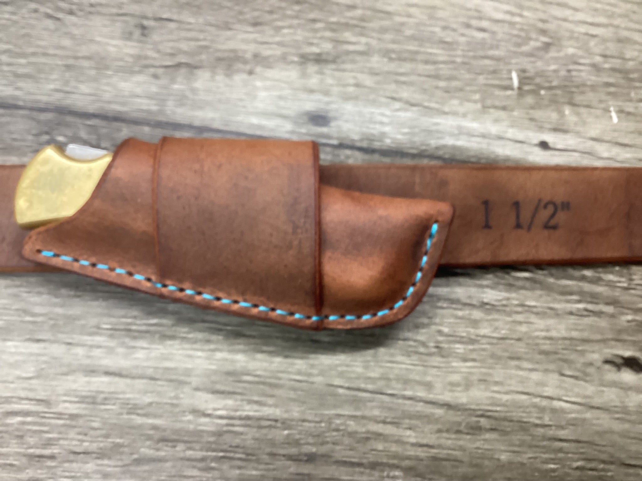 Buffalo Leather Folding Knife Sheath Buck 110 Size(Sheath Only)