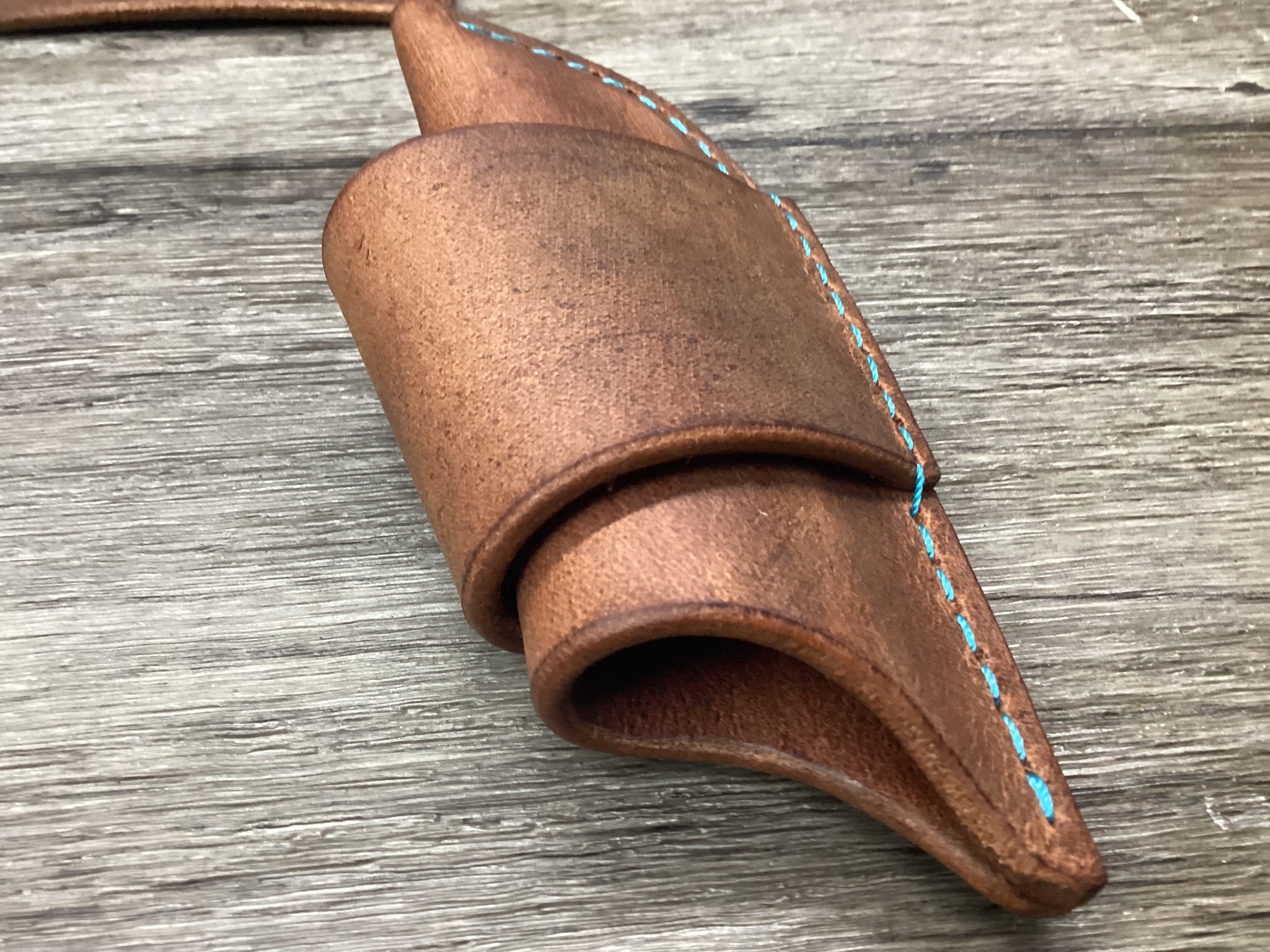 Buffalo Leather Folding Knife Sheath Buck 110 Size(Sheath Only)