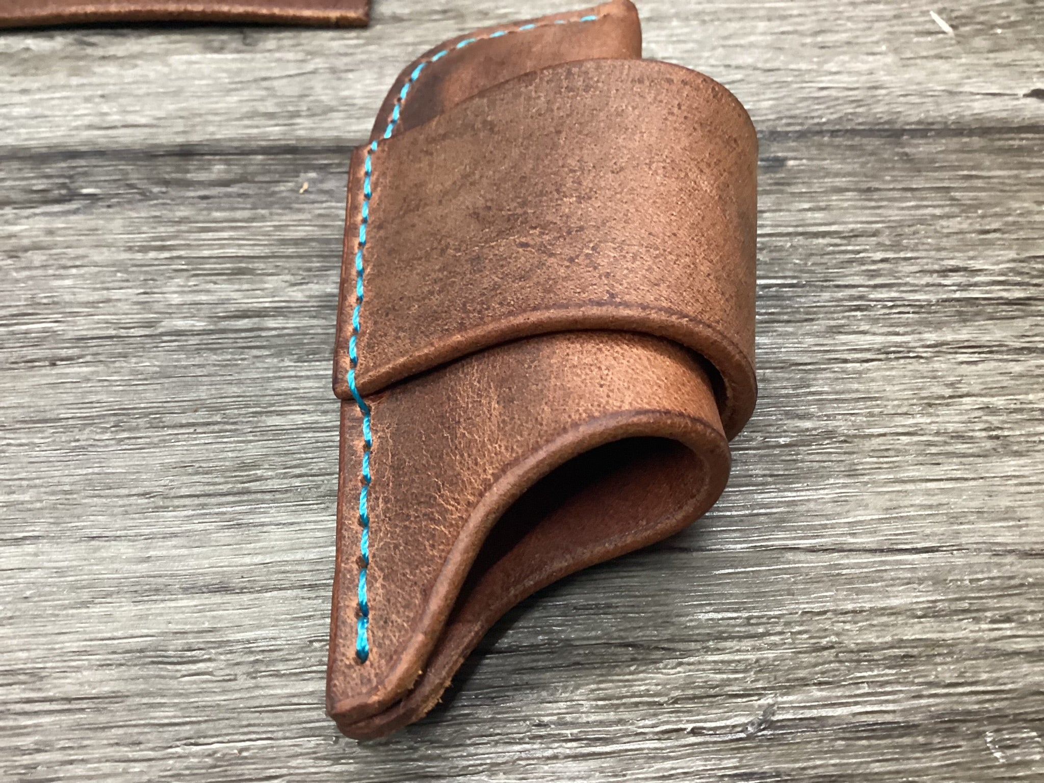 Buffalo Leather Folding Knife Sheath Buck 110 Size(Sheath Only)