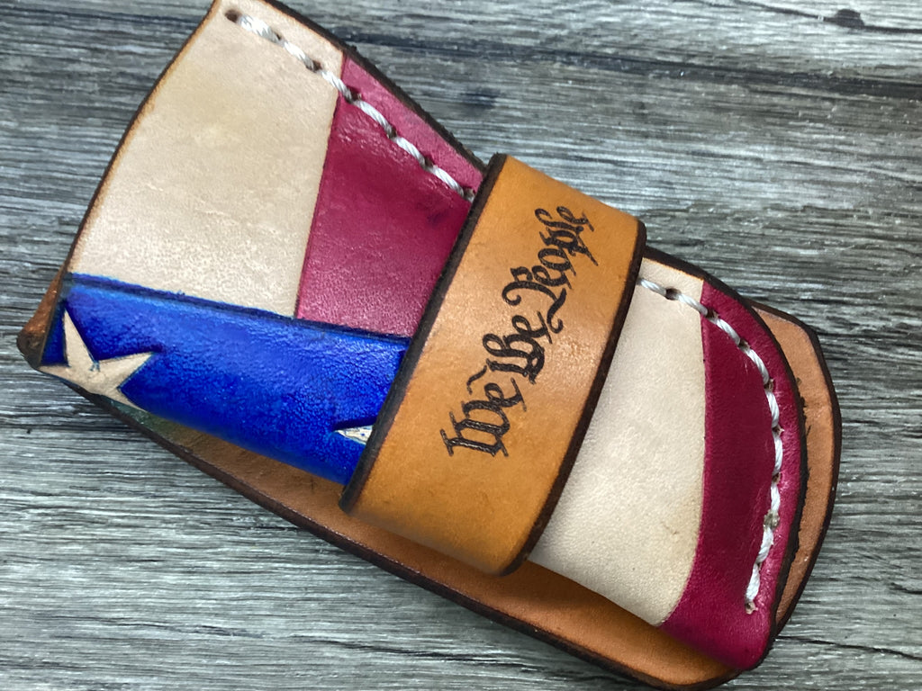Leather Pocket Knife Sheath Buck 112 Buscadero (Sheath Only) Left