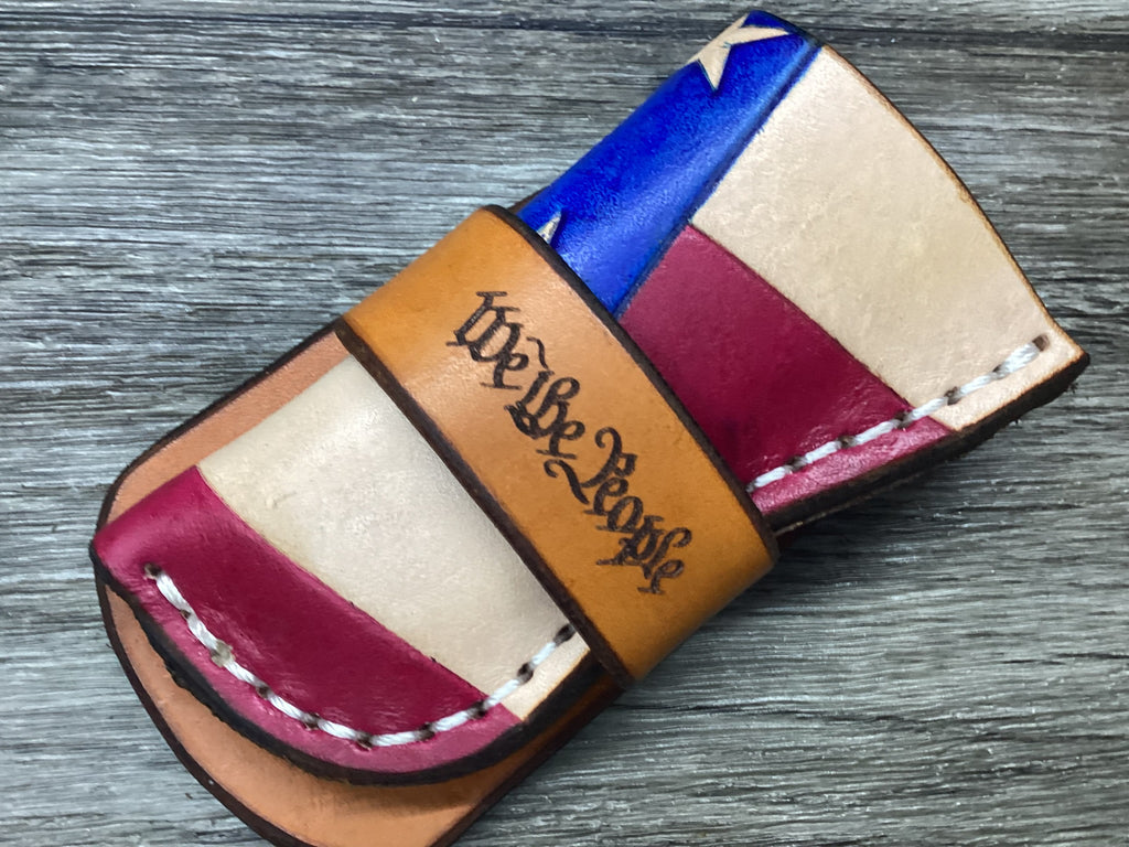 Leather Pocket Knife Sheath Buck 112 Buscadero (Sheath Only) Left