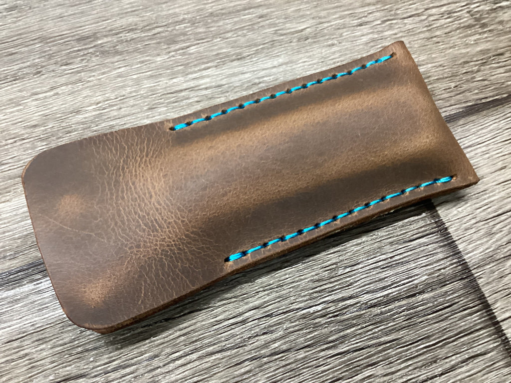 Buffalo Leather Pocket Knife Slip Buck 110 Size, (Sheath Only)