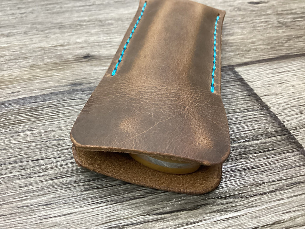 Buffalo Leather Pocket Knife Slip Buck 110 Size, (Sheath Only)