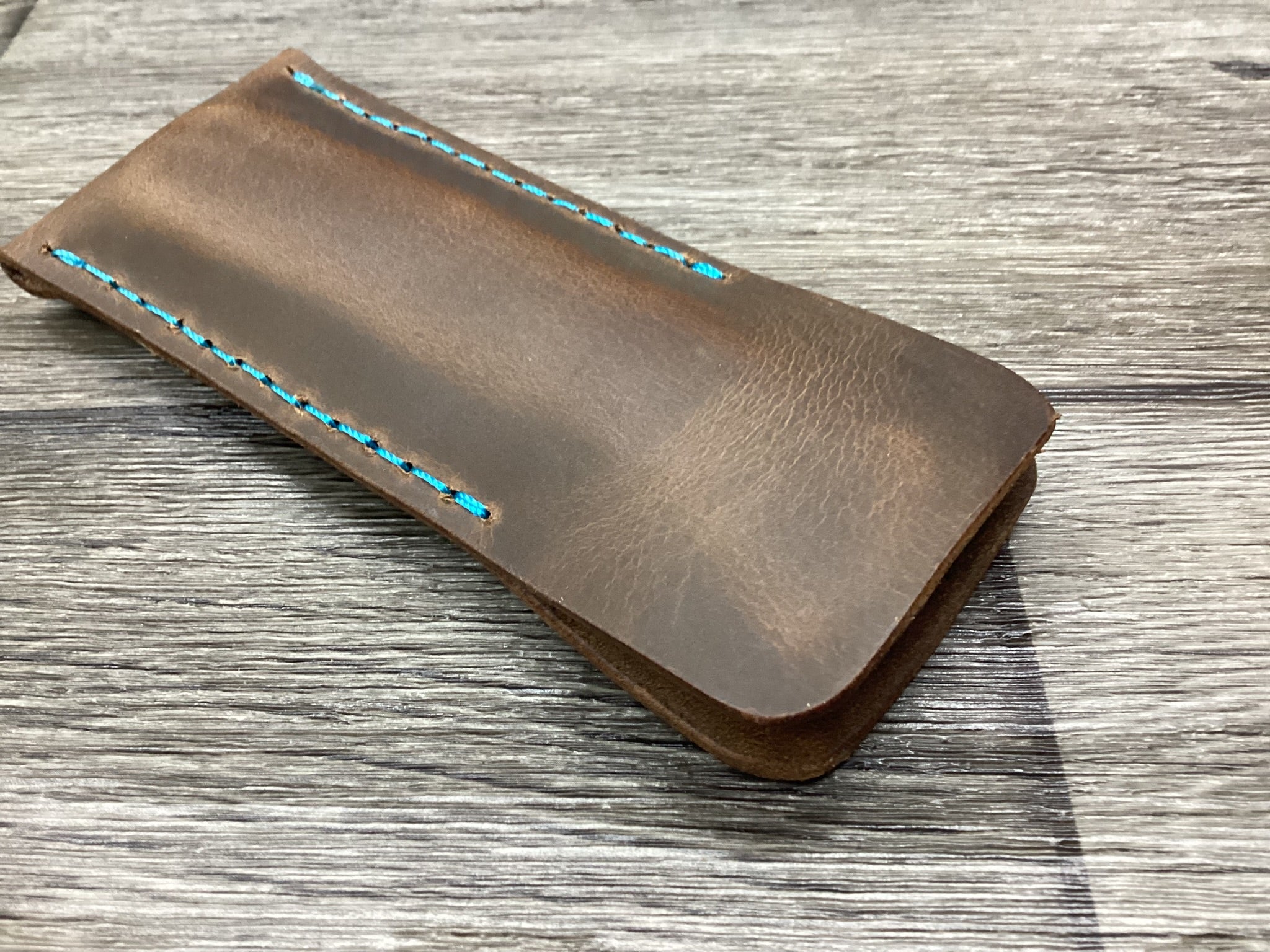 Buffalo Leather Pocket Knife Slip Buck 110 Size, (Sheath Only)