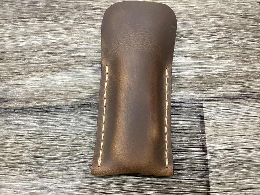 Buffalo Leather Pocket Knife Slip Buck 112 Size, (Sheath Only)