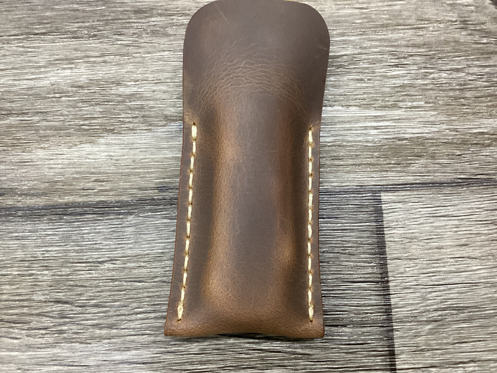 Buffalo Leather Pocket Knife Slip Buck 112 Size, (Sheath Only)