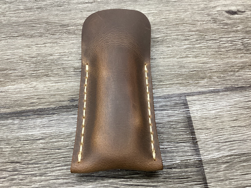 Buffalo Leather Pocket Knife Slip Buck 112 Size, (Sheath Only)